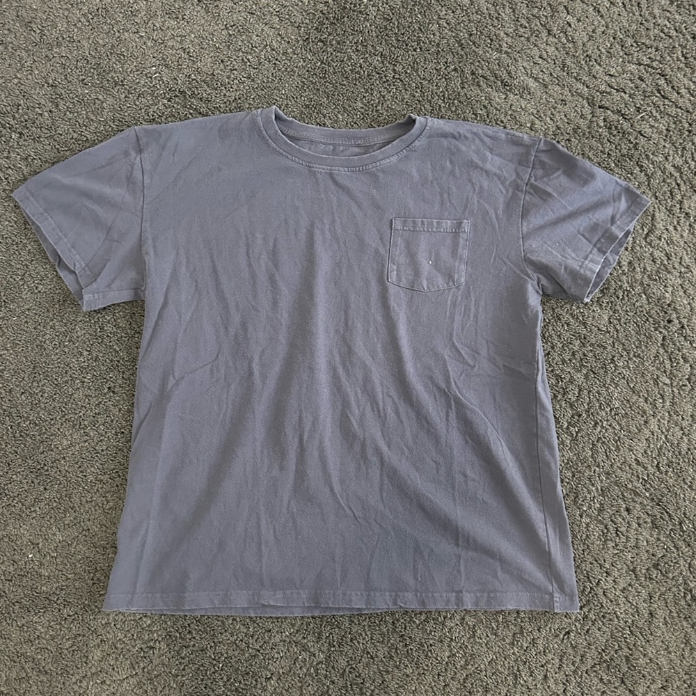 Medium navy blue box tee